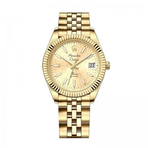 Alexandre Christie AC 5013  Full Gold Computer Dial Man MDBGPIV